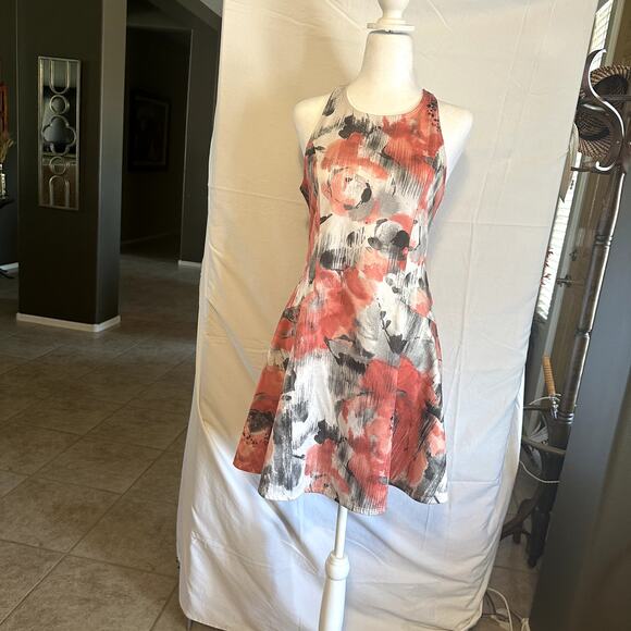 Abercrombie & Fitch Floral Sleeveless Day Dress Size Large - Picture 1 of 16